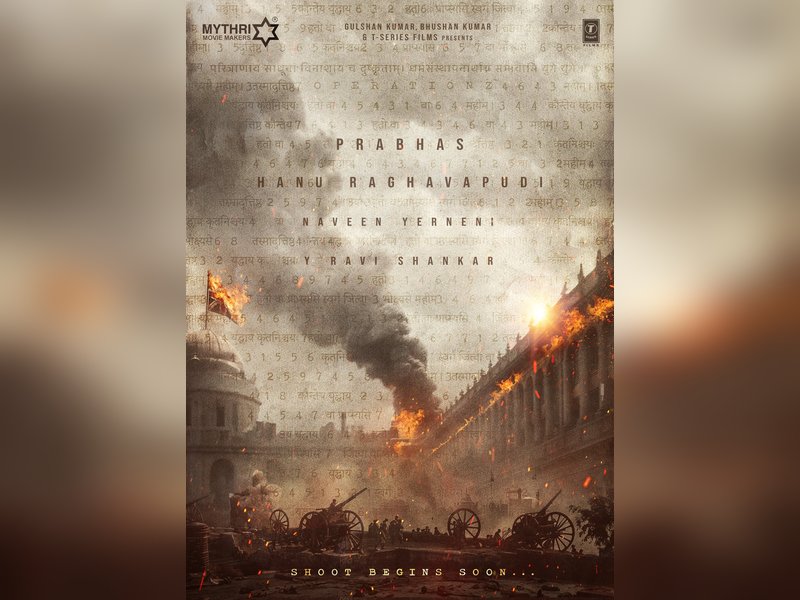 Sharing leaked pic from set will be treated as a cyber crime, warn makers of Prabhas's upcoming film  (Picture Credit: Mythri Movie Makers X)