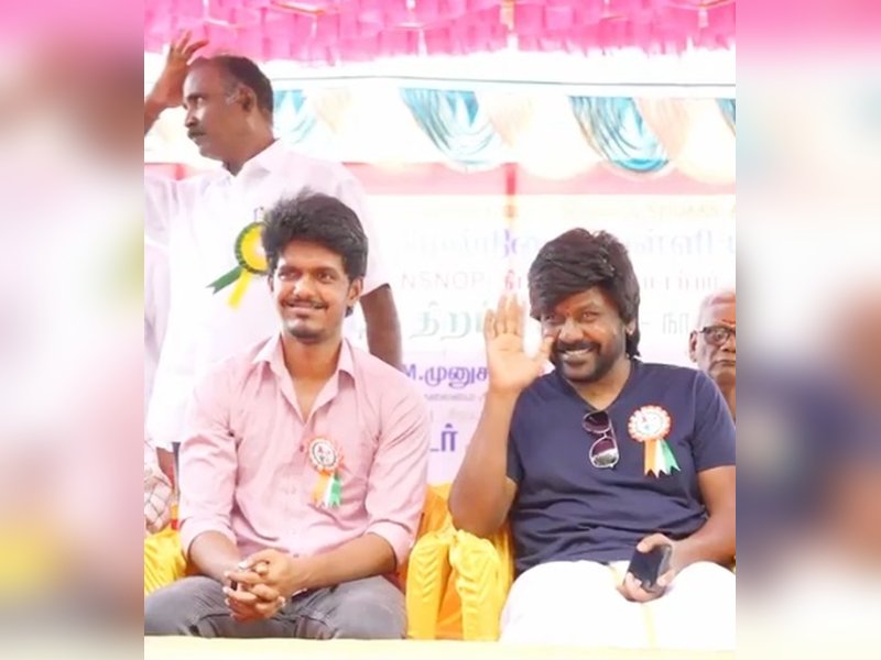 Tamil actors Raghava Lawrence, KPY Bala join hands to build restrooms for students in Government school	