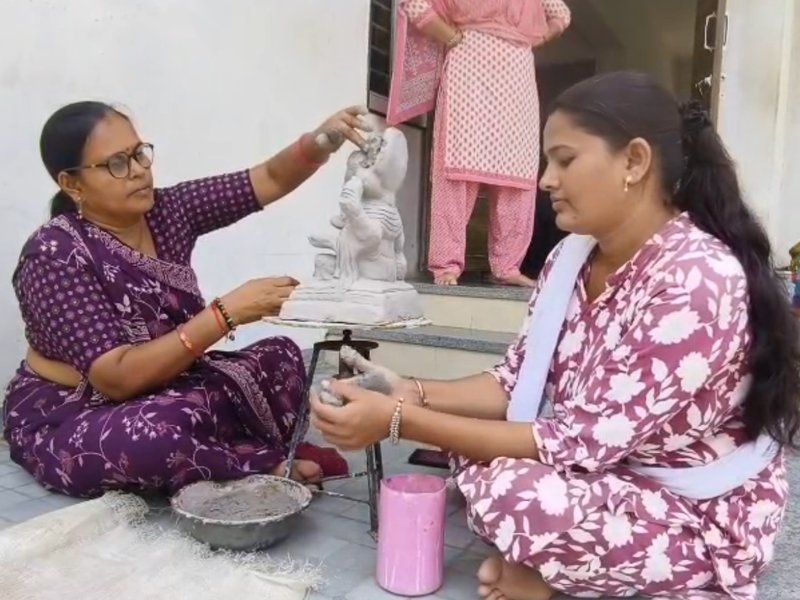 Eco-friendly Ganeshas replace PoP idols in Gujarat village’s green festive push