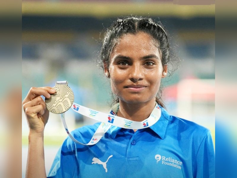 Seema sets meet record in women's 5000m on the opening day of the Senior National Inter-State Athletics at the Jawaharlal Stadium in Chennai on Wednesday. Photo credit: RFI