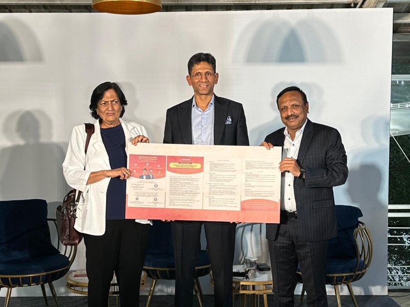 Venkatesh Prasad, Shanta Rangaswamy launch Karnataka State Cricket Association (KSCA) election manifesto with ‘revival of KSCA’ as main agenda. in Bengaluru on Wednesday. 