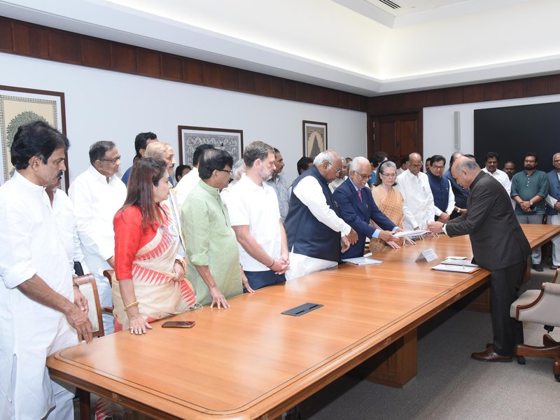 Faith in Constitution and hope in people, says Justice Sudershan Reddy after filing nomination for V-P polls