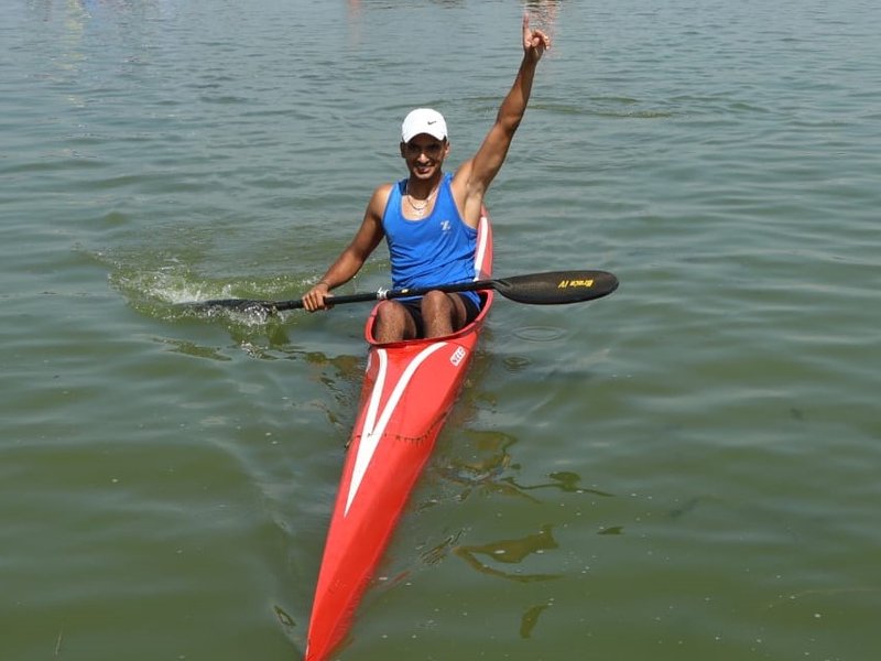 Shikarawalla Mohsin Ali sets Khelo India Water Sports Festival alive with dream gold (Credit: Khelo India)
