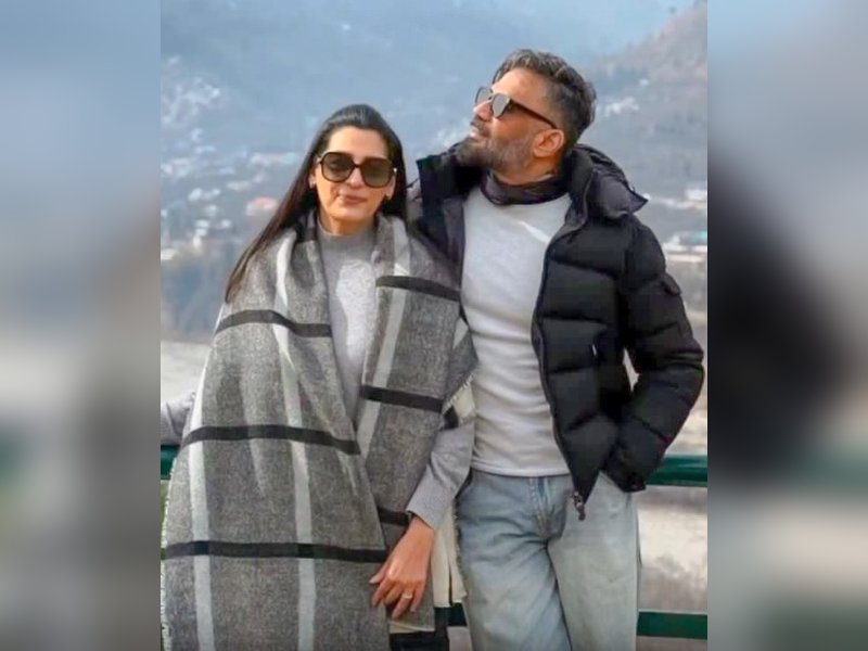 Suniel Shetty wishes wife Mana on her 60th birthday with a beautiful video