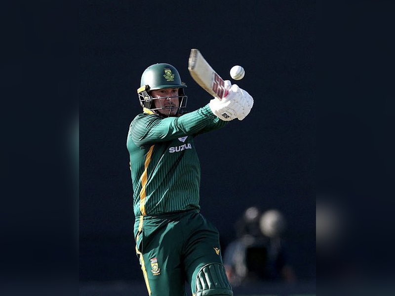 South Africa's Matthew Breetzke makes history with 50-plus runs in his first four ODIs, in the second match of the three-game series against Australia in Mackay, Australia, on Friday. Photo credit: Proteas Men/X