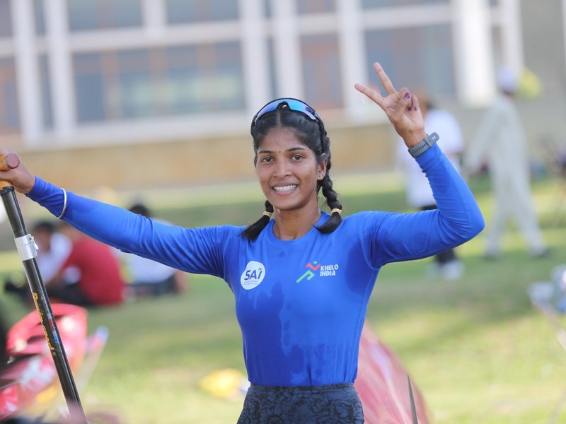 KIWSF 2025: Orphaned by fate, crowned by determination, Odisha’s Rasmita Sahoo strikes gold in canoeing (Credit: SAI)