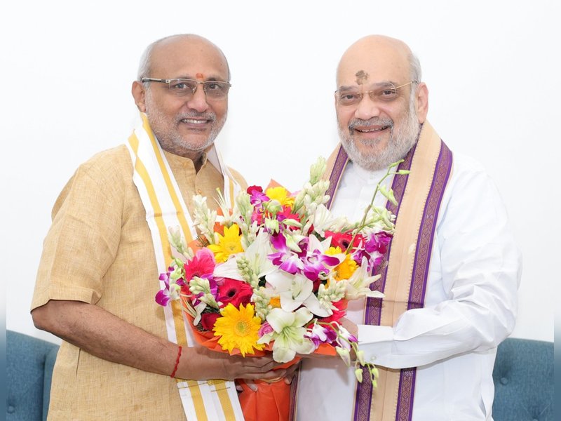 NDA’s Vice-Presidential candidate C.P. Radhakrishnan meets HM Amit Shah