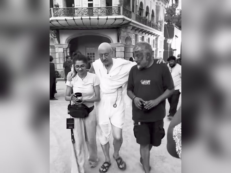 Anupam Kher shares glimpse of his role as Mahatma Gandhi from ‘The Bengal Files’