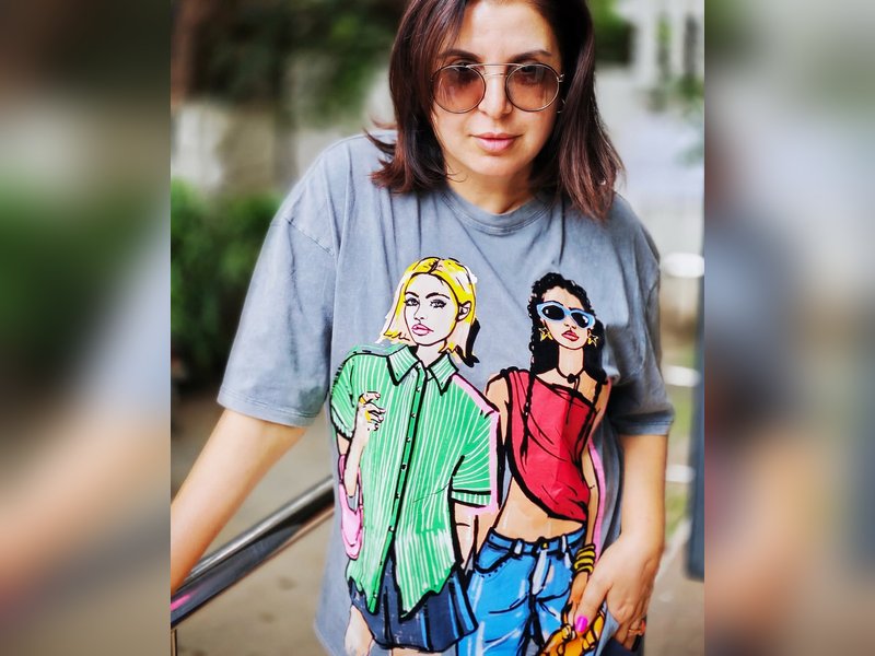 Farah Khan attends the Ganga aarti during her first trip to Rishikesh