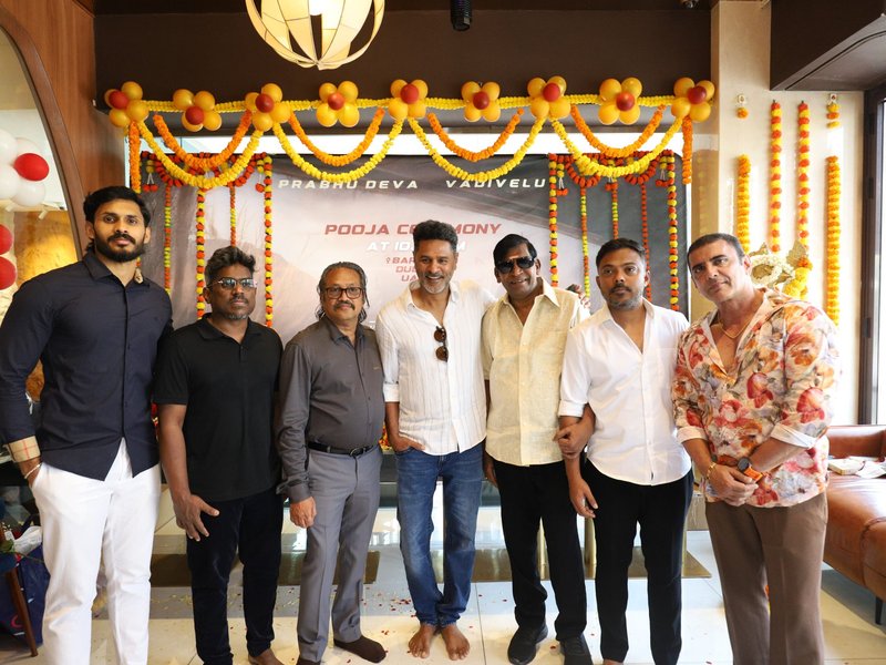 Prabhu Deva, Vadivelu's film goes on floors with pooja in Dubai (Photo credit: PR)