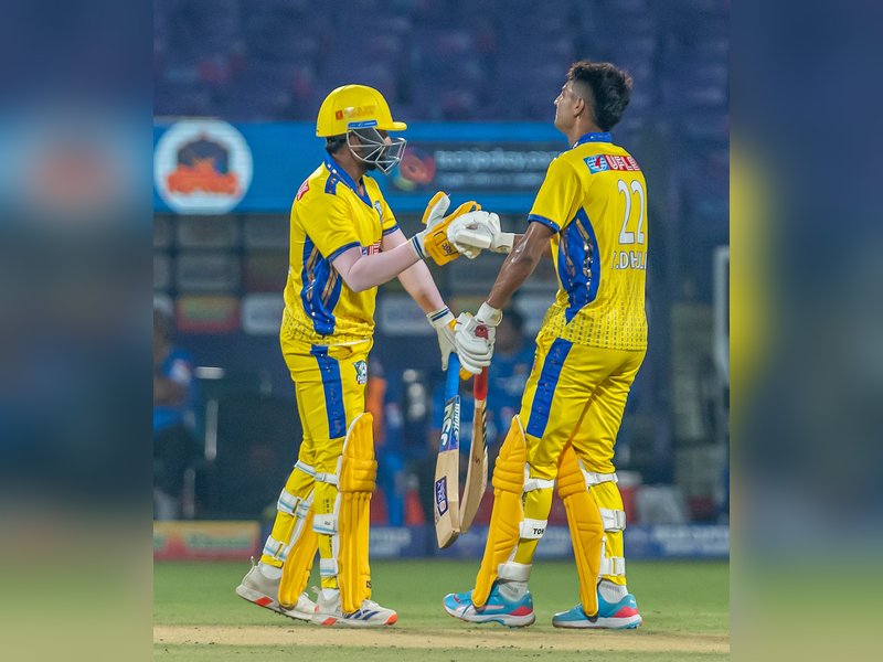 Central Delhi Kings storm into playoffs with 104-run win over Purani Dilli 6 at the Arun Jaitley Stadium in New Delhi  on Monday. Photo credit: DPL
