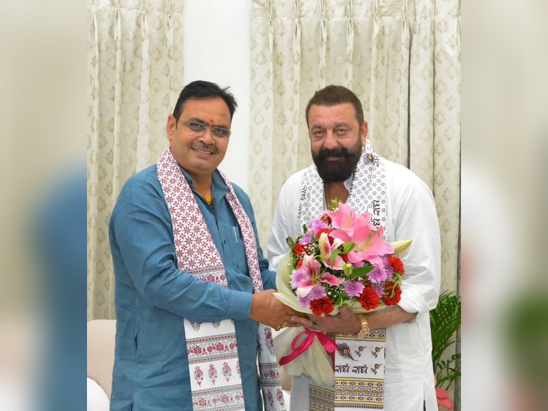 Sanjay Dutt meets Rajasthan CM Bhajan Lal Sharma, talks about working towards dreams for Rajasthan