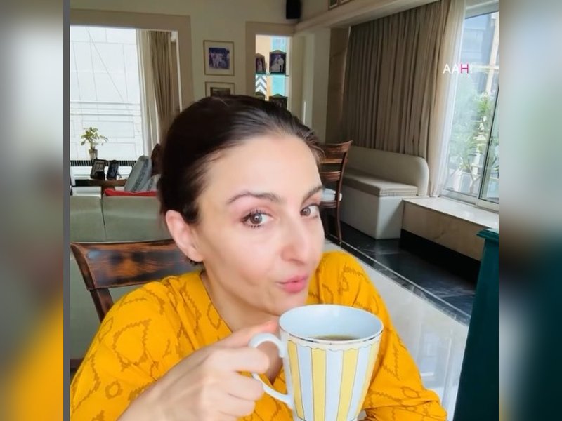 Soha Ali Khan reviews “ghee-coffee” shot, gives honest opinion