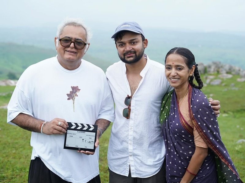 Hansal Mehta shares BTS pictures of 'Gandhi' talks about metamorphosis of filming process