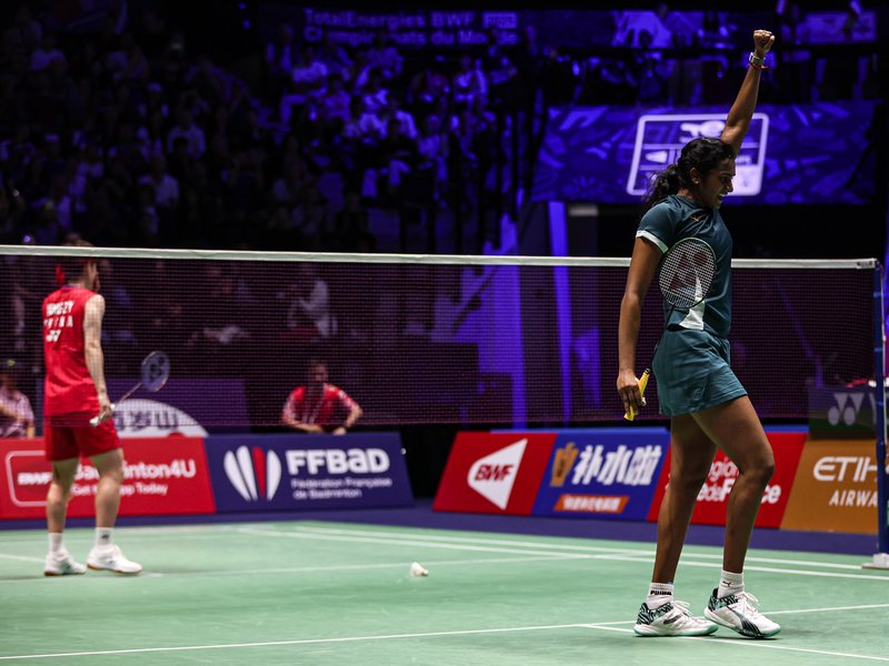 PV Sindhu and Dhruv-Tanisha cruise to quarters with stunning wins in the BWF World Championships in Paris, France, on Thursday. Mandatory picture credit: BWF/Badminton Photo