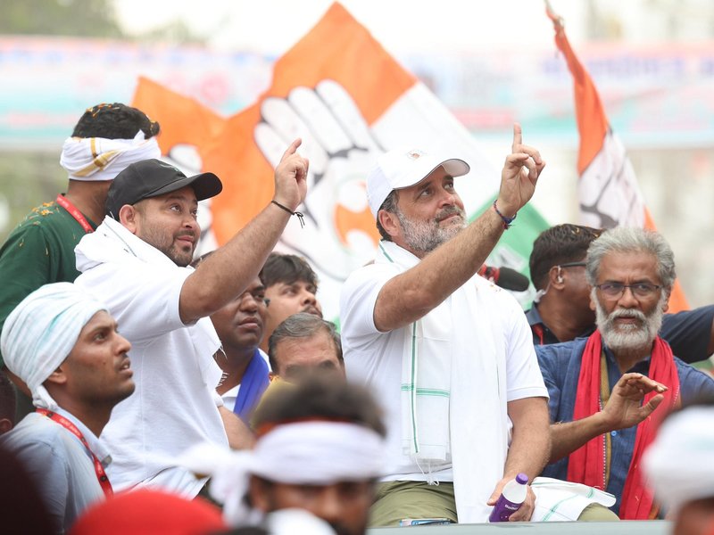 Voter Adhikar Rally: Tejashwi Yadav criticises PM Modi over SIR in Bihar