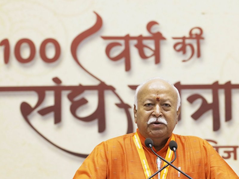 'Bharat already a Hindu Rashtra, no need to declare': Mohan Bhagwat