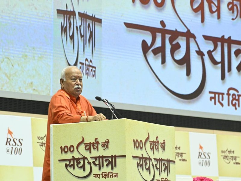 RSS chief Mohan Bhagwat reasserts Hindu Rashtra vision (Lead) 