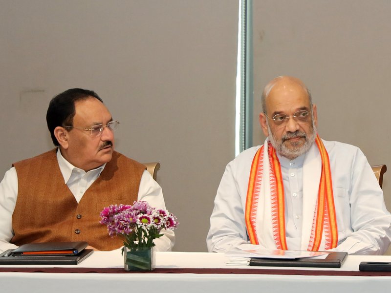 ‘Congress politics has hit a low level’: HM Amit Shah, JP Nadda on ‘abuse’ of PM’s mother