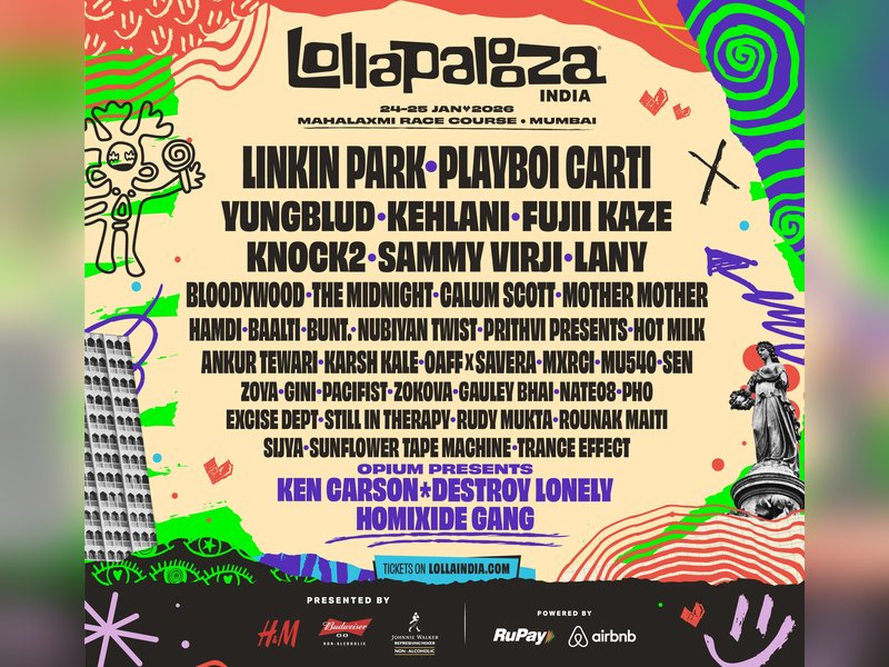 Linkin Park, Playboi Carti to perform at Lollapalooza India with Yungblud, Khelani 