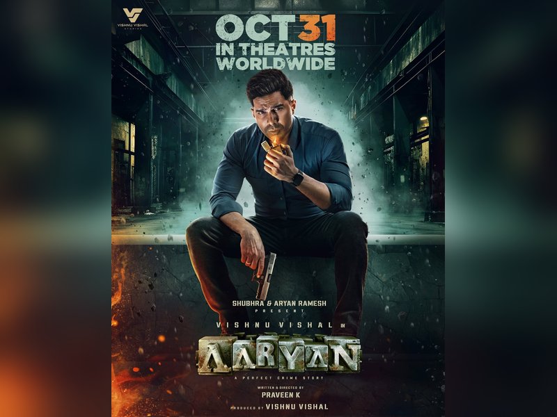 Vishnu Vishal’s crime thriller Aaryan to hit screens on October 31