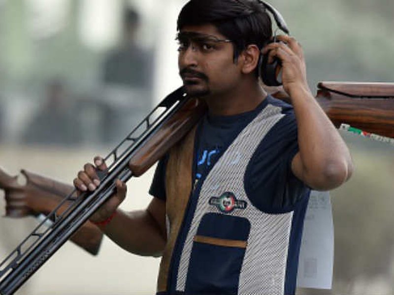 Ankur Mittal wins gold with new continental record in double trap as India end the 16th Asian Shooting Championship with 103 medals in Shymkent, Kazakhstan, on Friday. Photo credit: NRAI