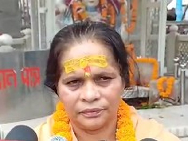 Sadhvi Prachi condemns ‘religious conversions’ in UP’s Shahpur, demands strict action