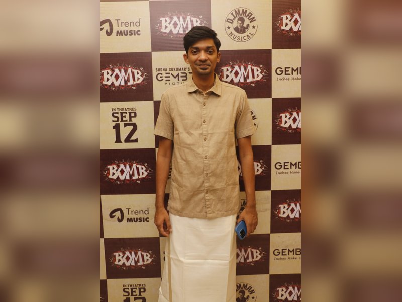 I had two inspirations for making my film 'Bomb', says director Vishal Venkat (Photo Credit: PR)