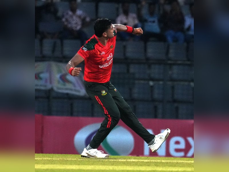 Litton Das, Taskin Ahmed help Bangladesh go 1-0 up against Netherlands in T20I series at Sylhet International Cricket Stadium in Sylhet, Bangladesh, on Saturday. Photo credit: Bangladesh cricket/X