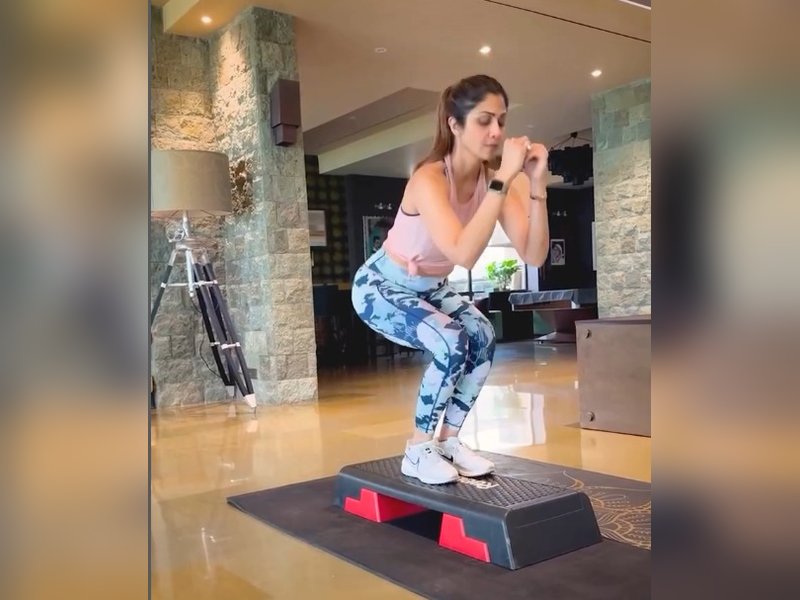 Shilpa Shetty shares an intense workout video, motivates fans