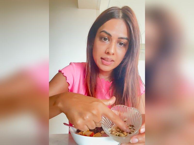 Nia Sharma shares her quick and easy healthy pudding recipe