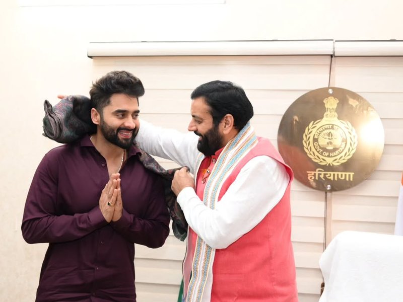  Jackky Bhagnani envisions Haryana as a hub of filmmaking after meeting CM Nayab Singh Saini