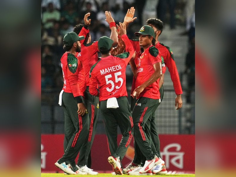 Nasum Ahmed and Tanzid Hasan help Bangladesh seal series with nine-wicket victory over the Netherlands in the second T20I at  in Sylhet on Monday.