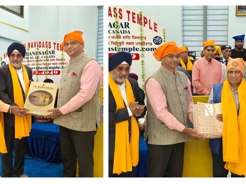 Parkash Purab of Guru Granth Sahib celebrated with zeal in Canada, Indian envoy highlights harmony teachings 