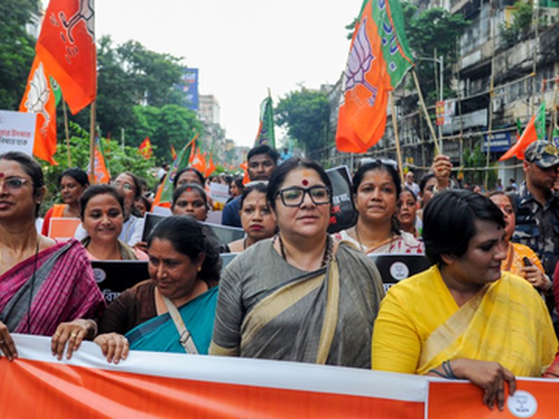 Women BJP leaders slam Opposition over abuse of PM Modi’s late mother during Bihar yatra