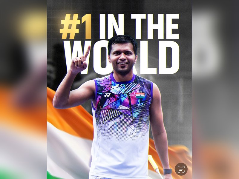 Sukant Kadam achieves World No. 1 ranking in SL4 para badminton category