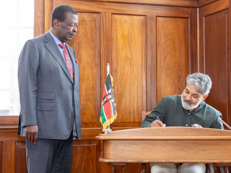 Filming in Kenya has been one of the most memorable moments in my career, says S S Rajamouli	