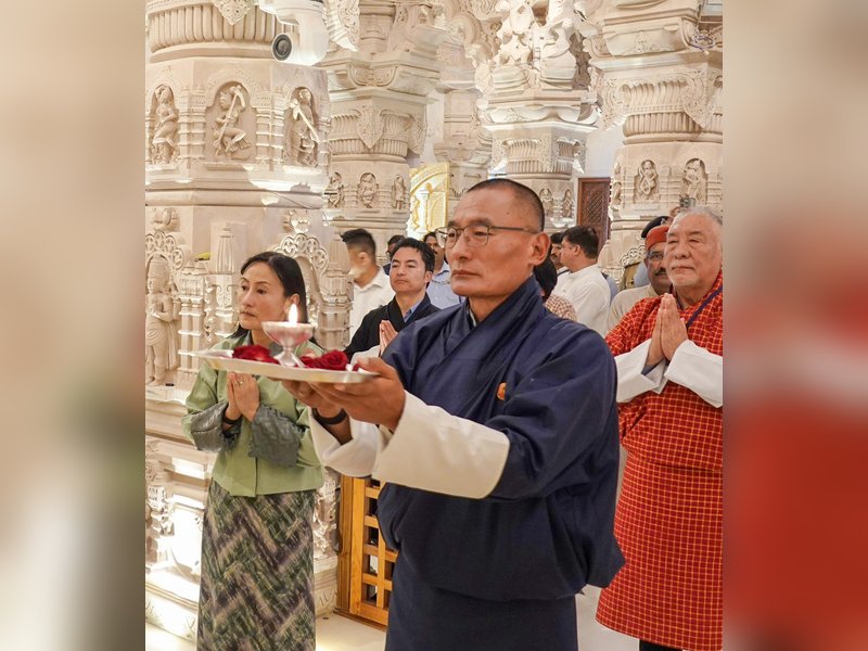 Bhutan PM Tshering Tobgay visits Ayodhya’s Ram Temple with wife 
