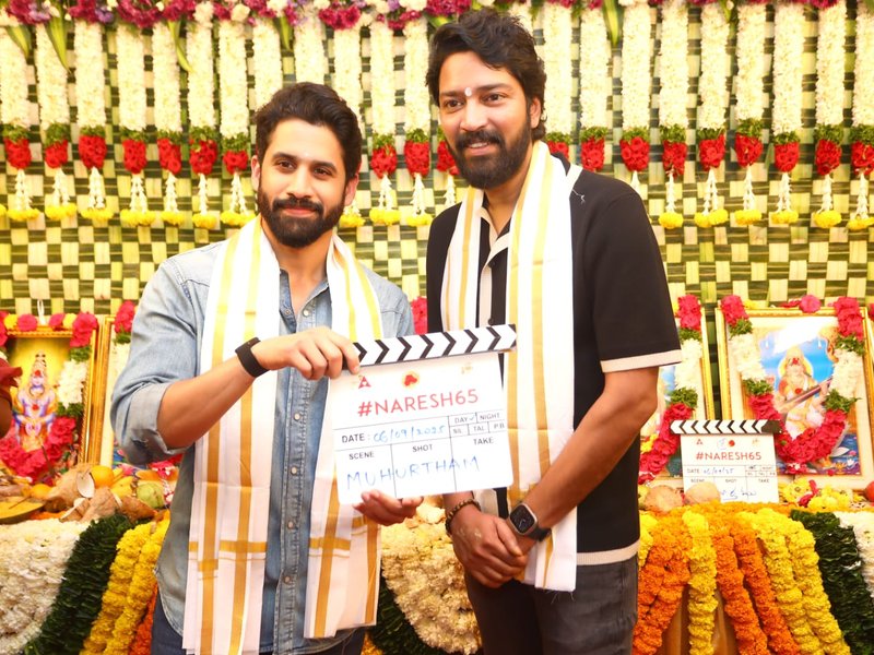 Allari Naresh's next film, a fantasy comedy, goes on floors with traditional pooja	