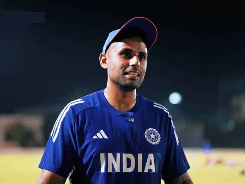 Having this brilliant bunch around brings out a smile, says Suryakumar Yadav as the Indian team has its first practice session at the ICC Academy in Dubai on Saturday. Photo credit: BCCI