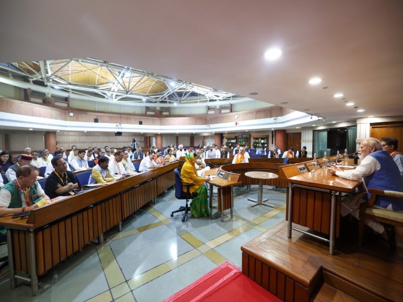 Ahead of Vice-Prez election, BJP holds key meeting with PM Modi in attendance