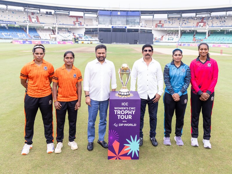 Andhra Cricket Association hails arrival of Women’s World Cup trophy in Visakhapatnam