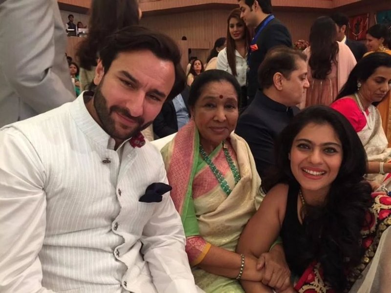 Kajol wishes legendary Asha Bhosle 'Happy Birthday' with a throwback picture with Saif Ali Khan 