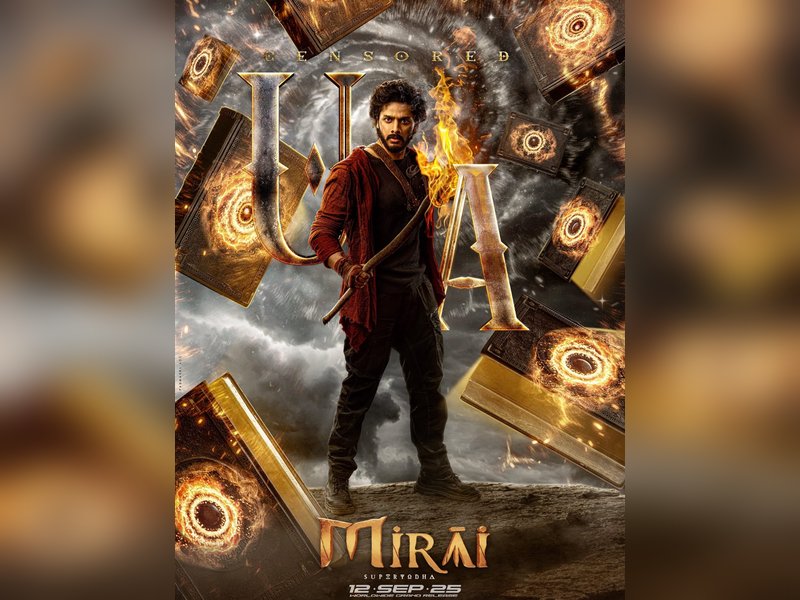 Censor Board clears Teja Sajja-starrer 'Mirai' for release with U/A certificate