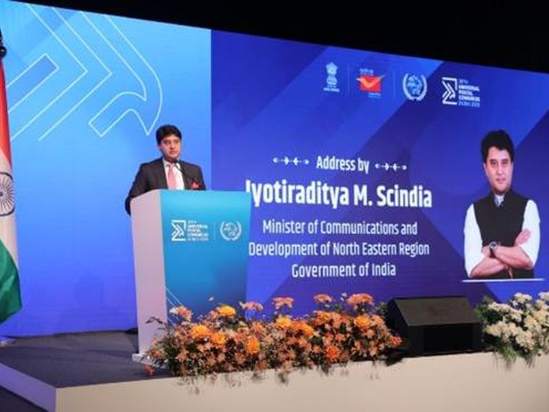 Scindia launches historic UPI–UPU integration at Universal Postal Congress in Dubai