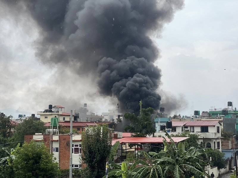 Houses of Nepal PM Oli, other top leaders torched as unrest escalates