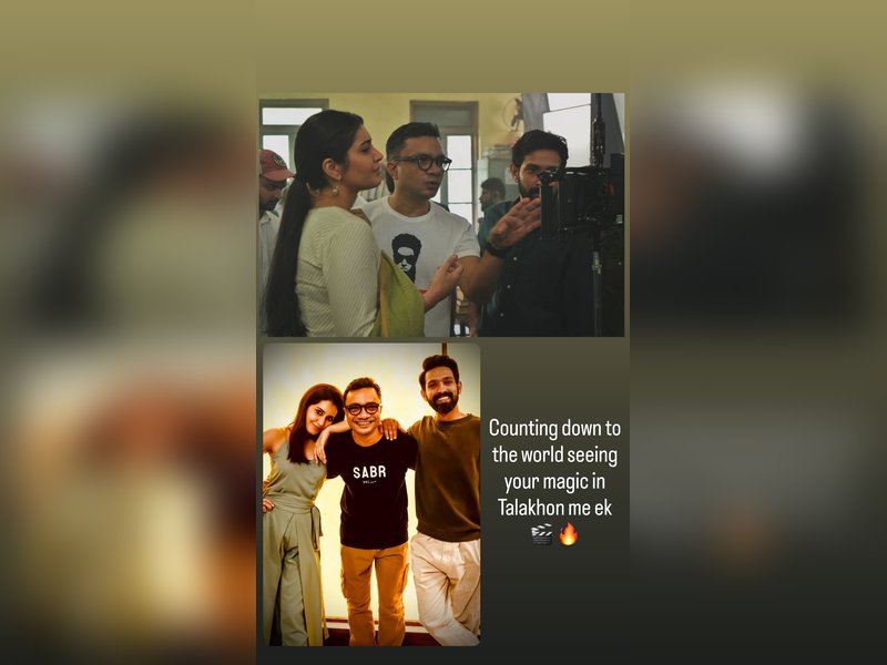 Raashii Khanna drops BTS moments with Vikrant Massey from 'Talakhon Mein Ek'