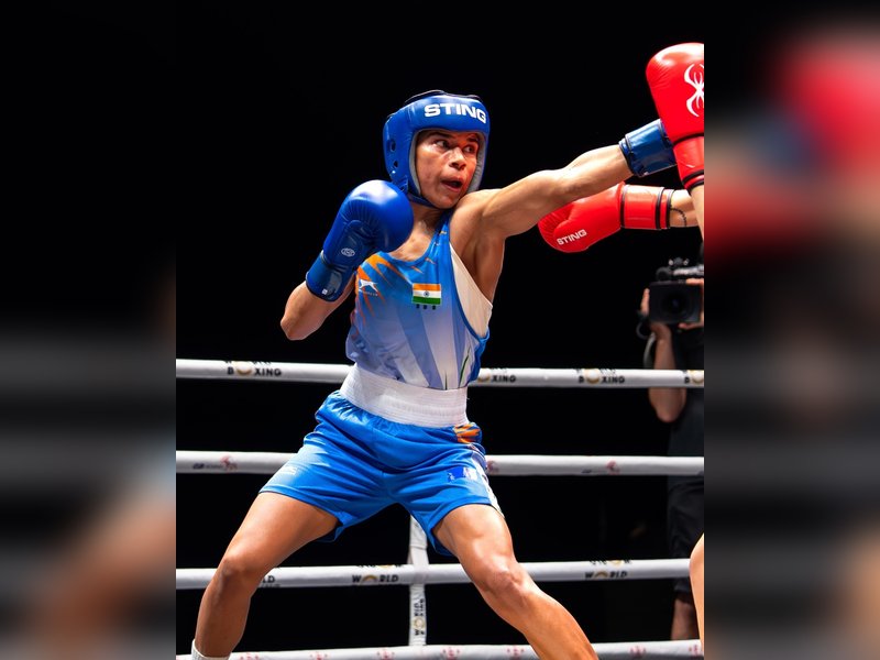 World Boxing C'ships: Nikhat Zareen sails through to quarters (Credit: World Boxing)