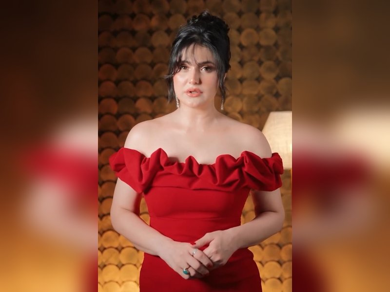 Zareen Khan tries fire cupping therapy to ease stress and anxiety