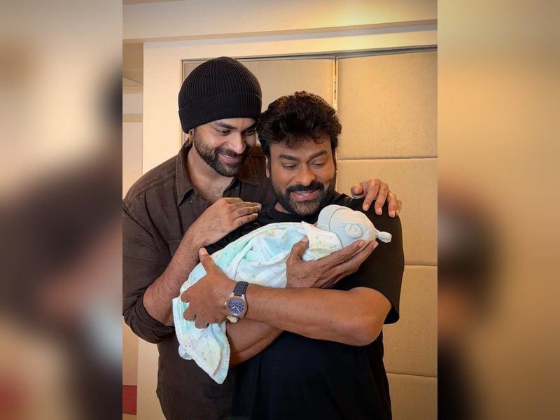 Chiranjeevi welcomes Varun Tej-Lavanya Tripathi's baby boy to the Konidela family